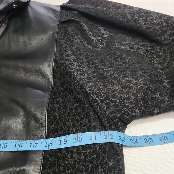 Vtg Wilsons Leather Jacket Womens Full Zip Thinsulate Short Trench Coat … - Picture 5 of 10